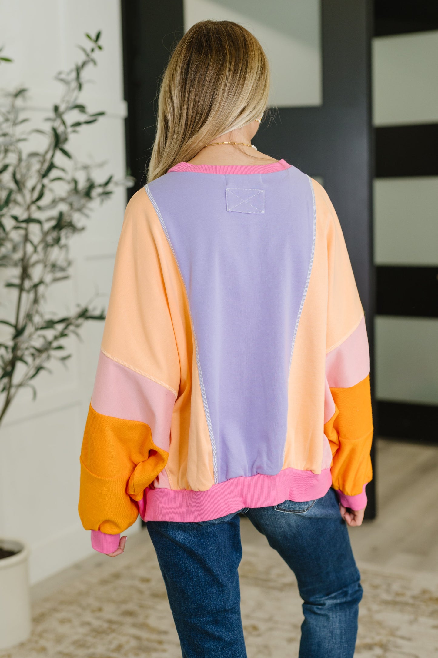 Blockbuster Color Block Pullover