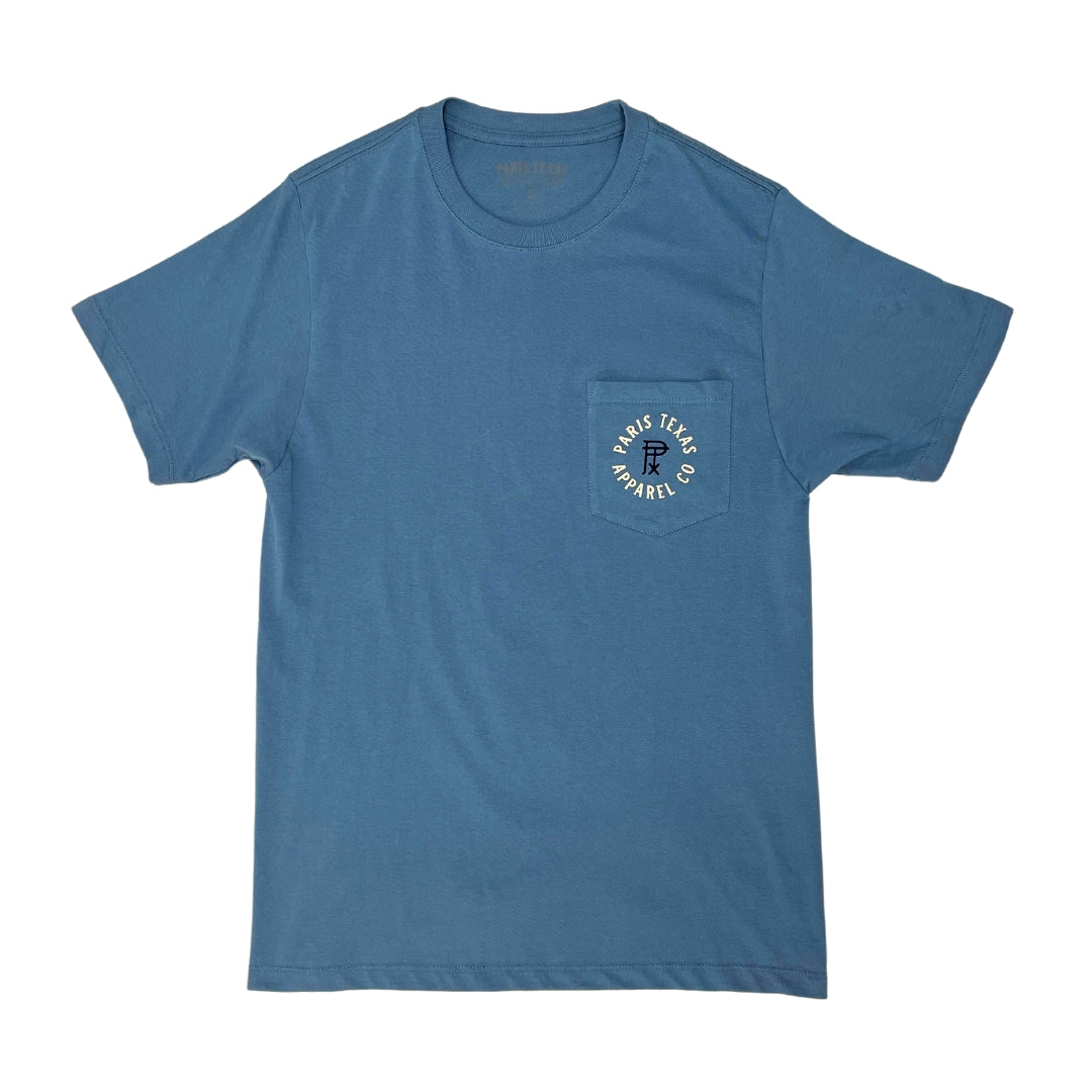 Lone Star Badge Pocket T-Shirt - Slate