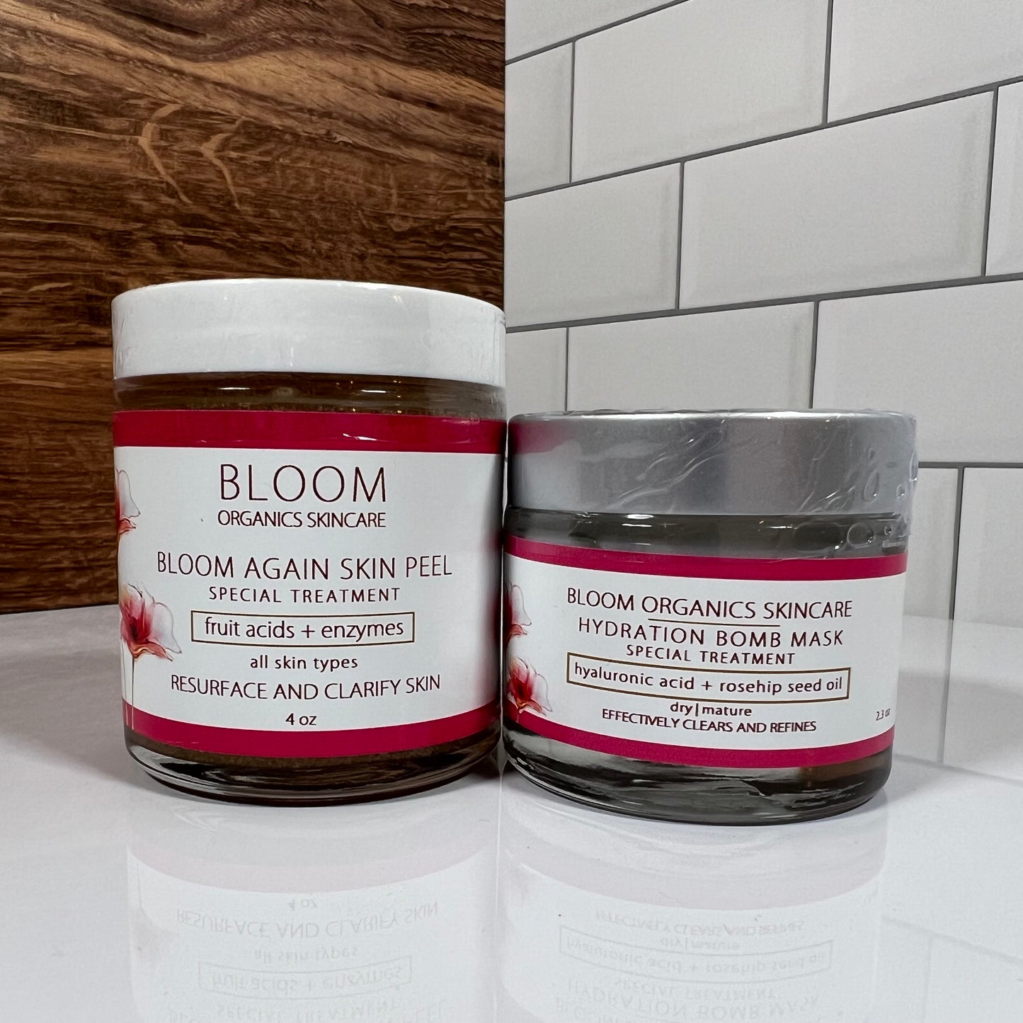 Bloom Again Skin Peel + Hydration Bomb Mask Bundle